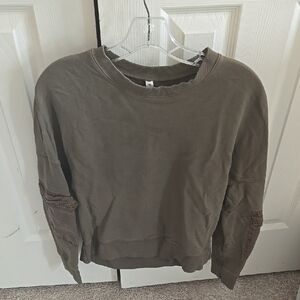 Olive Green Crewneck Sweatshirt